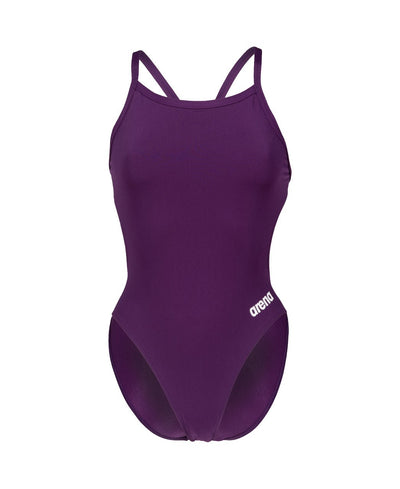 W Team Swimsuit Challenge Solid plum-white