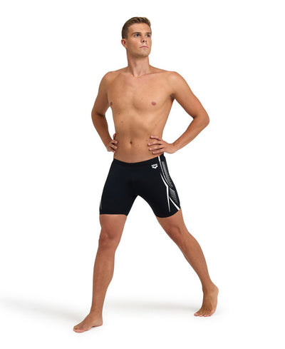 M Feather Swim Mid Jammer black