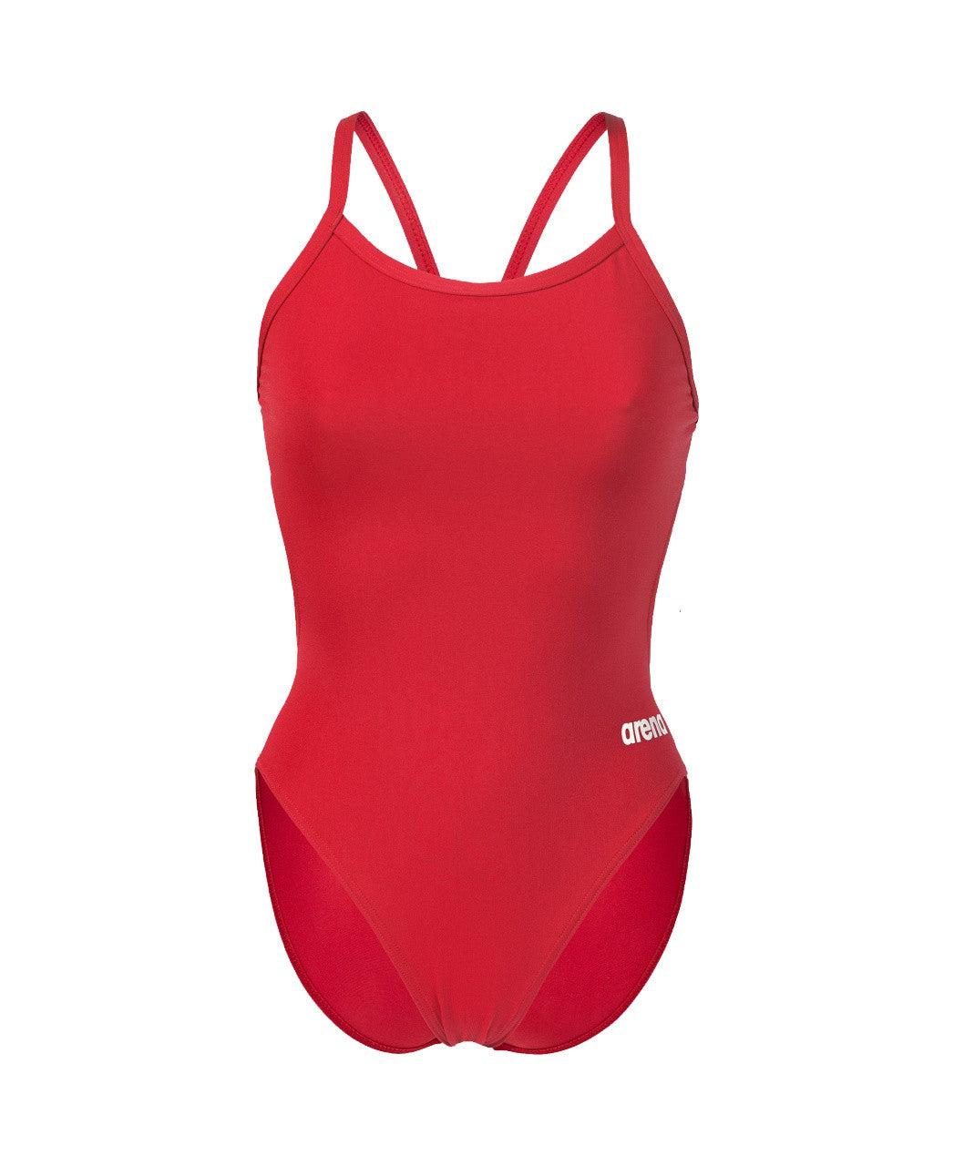 W Team Swimsuit Challenge Solid red-white