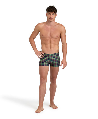 M Checks Zip Short navychecks