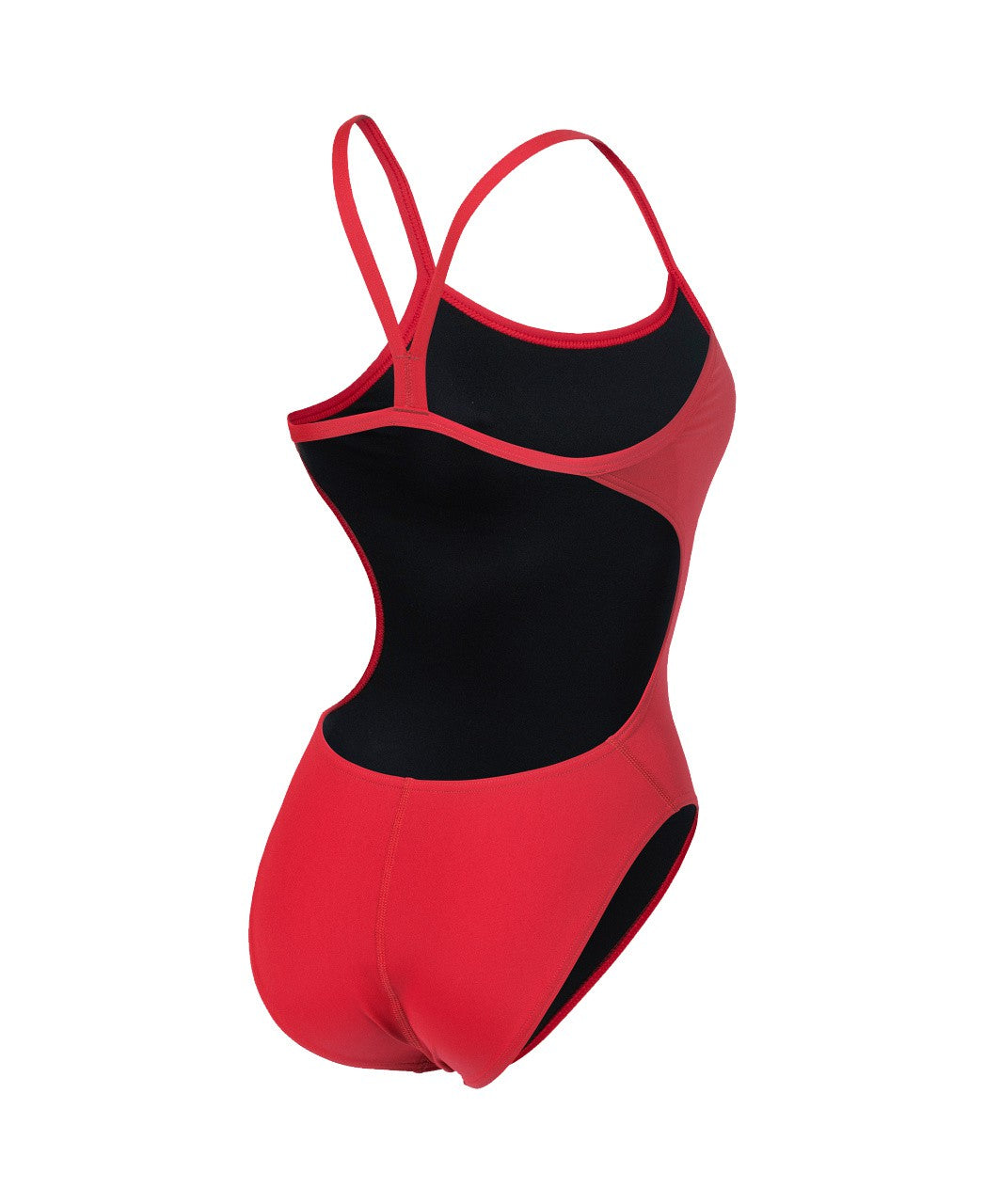 W Team Swimsuit Challenge Solid red-white