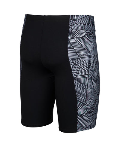 Men Overview Swim Jammer black-white-multi