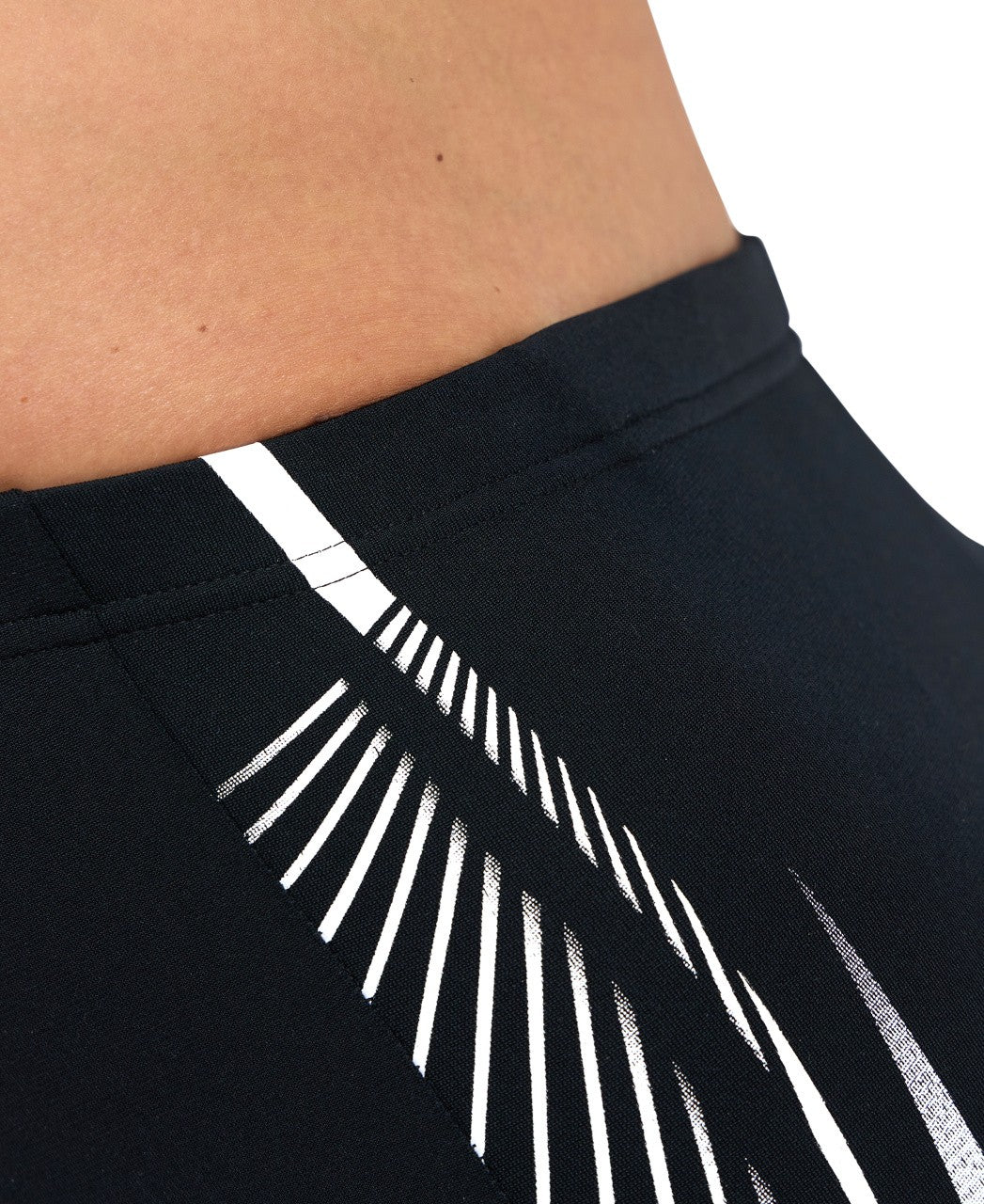 M Feather Swim Mid Jammer black