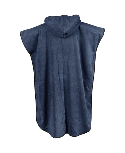 Hooded Poncho greyblue