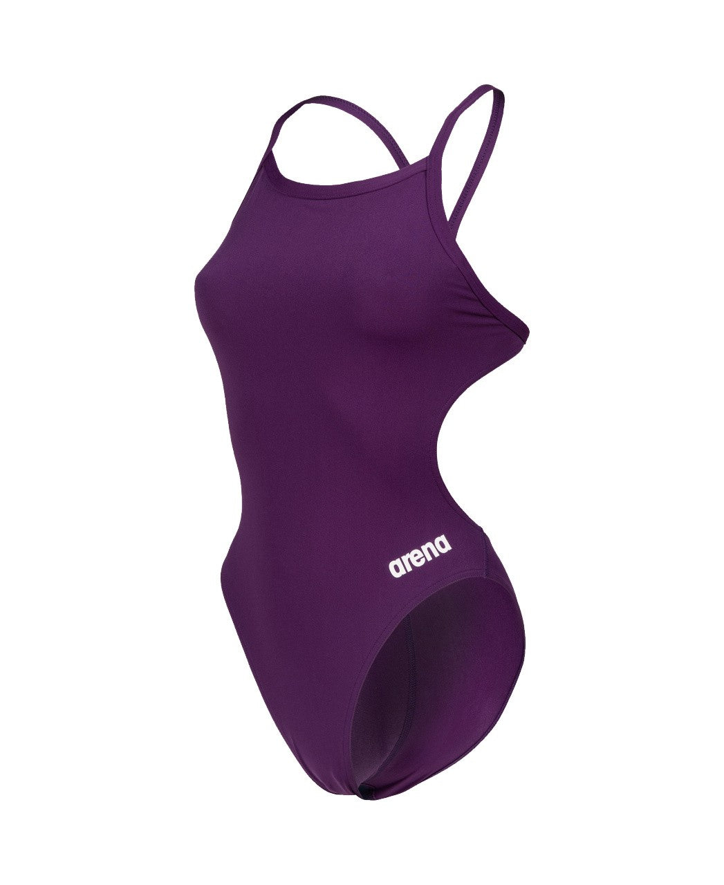 W Team Swimsuit Challenge Solid plum-white