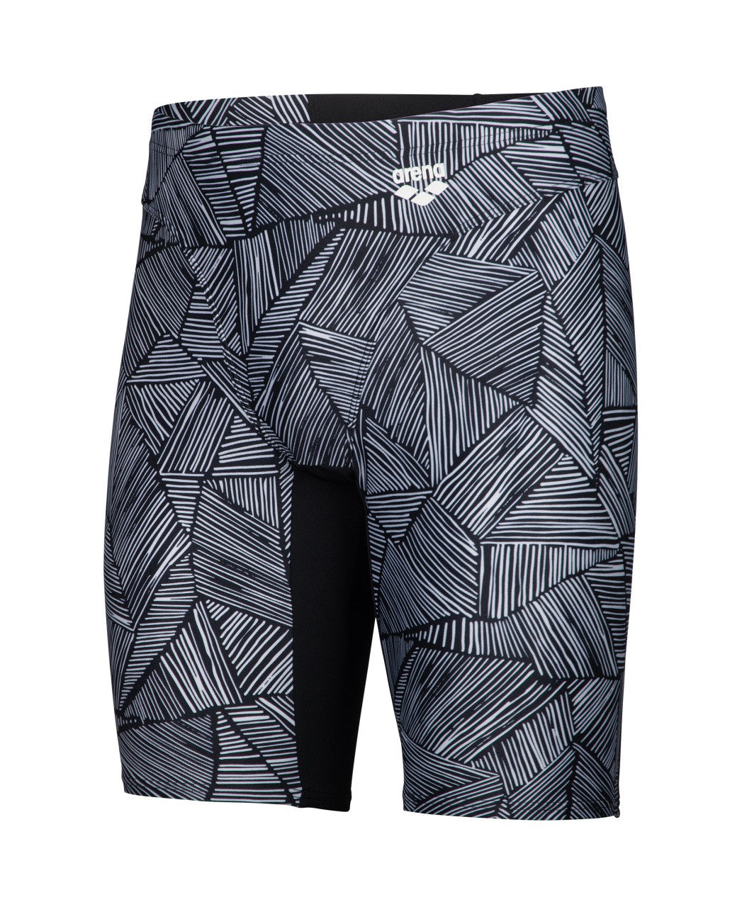 Men Overview Swim Jammer black-white-multi