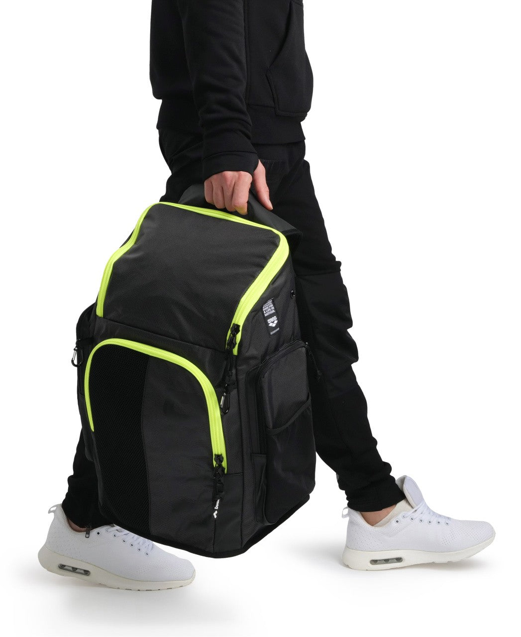 Spiky III Backpack 45 darksmoke-neonyellow