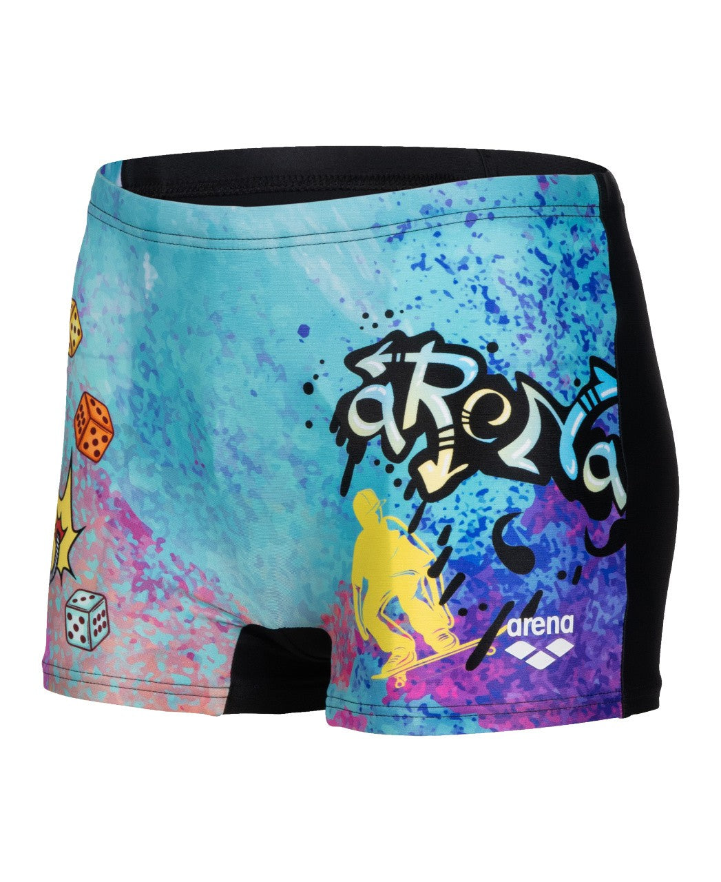 B Swim Short Placement blackmulti