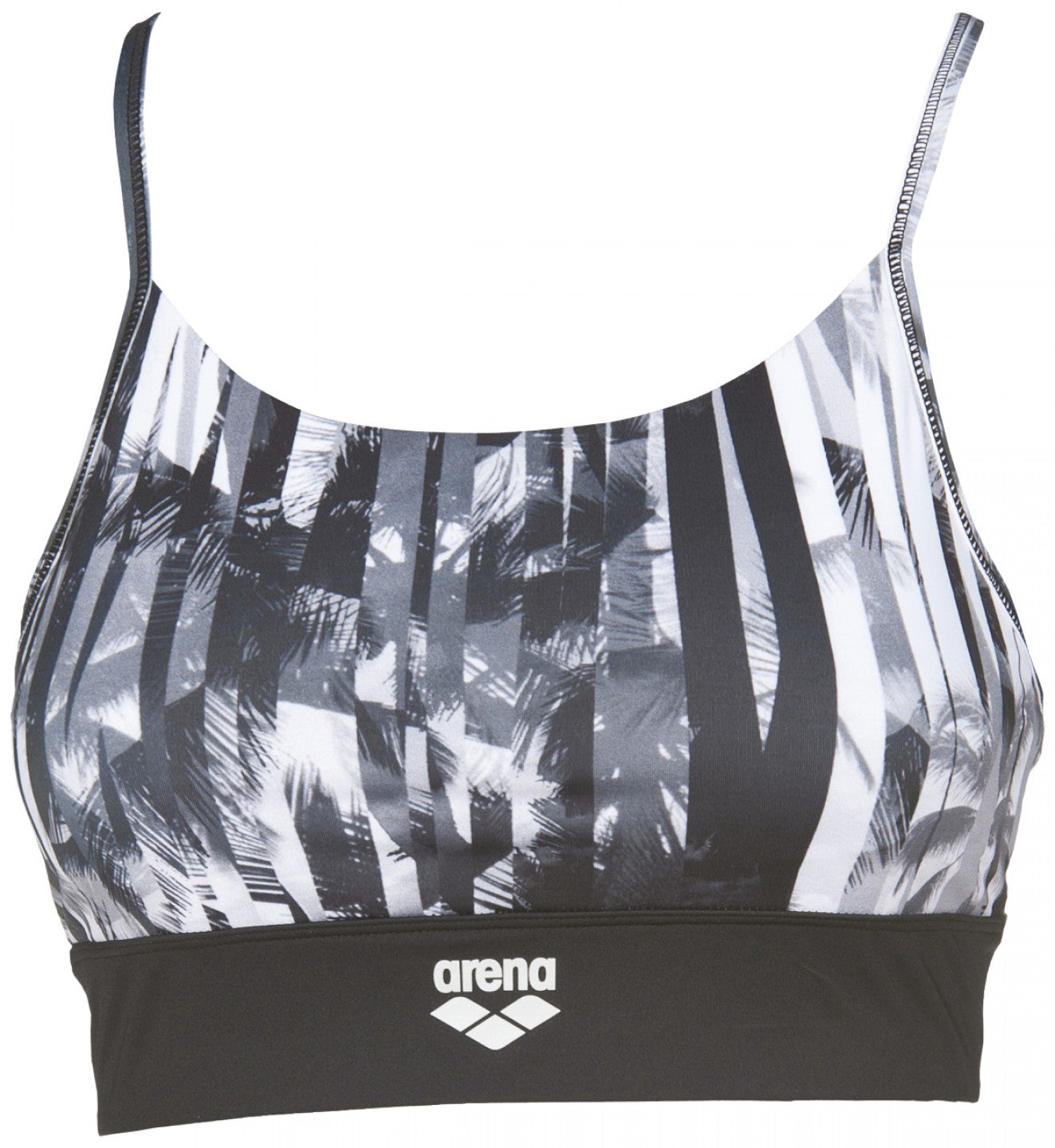 W Gym Bra Top Cross Straps riviera-black