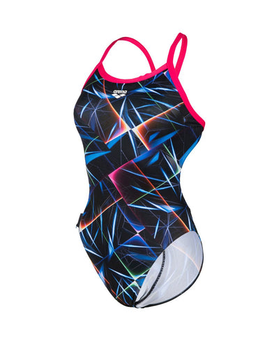 W Swimsuit Challenge Back Allover black-multi-rose