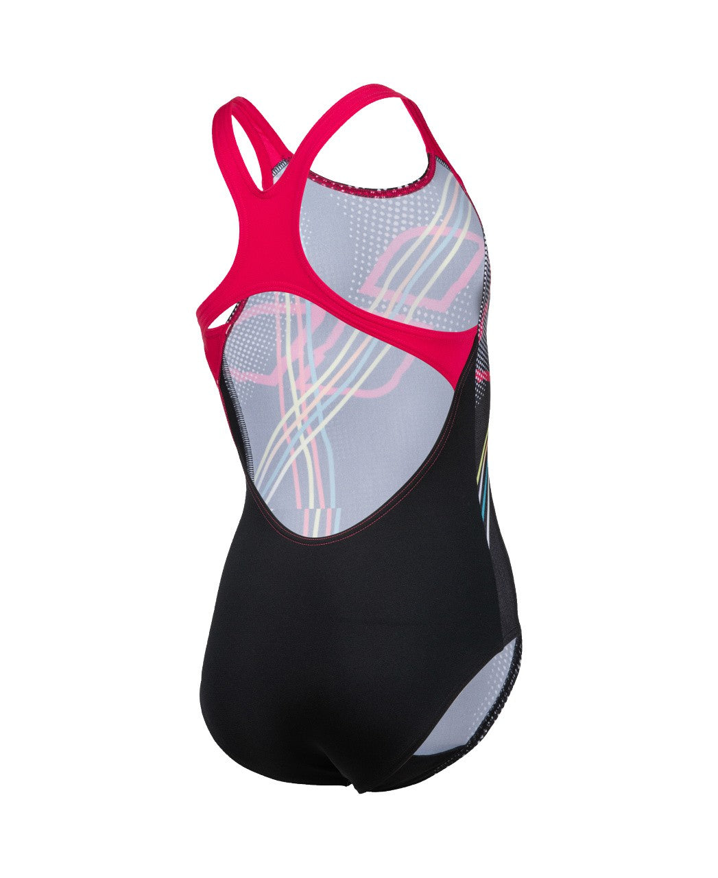 G Swimsuit Swim Pro Back Placement black-rose