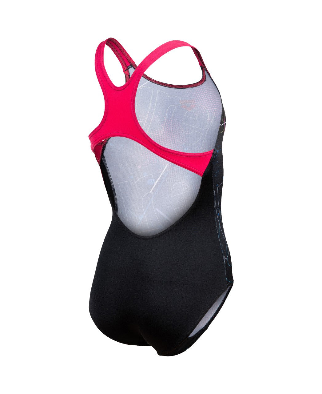 G Galactics Swimsuit Swim Pro Back black-freakrose