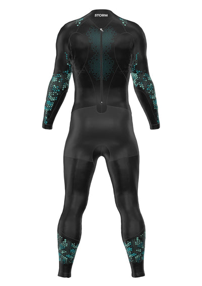 M Storm Wetsuit coral-blue