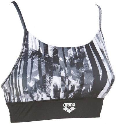 W Gym Bra Top Cross Straps riviera-black