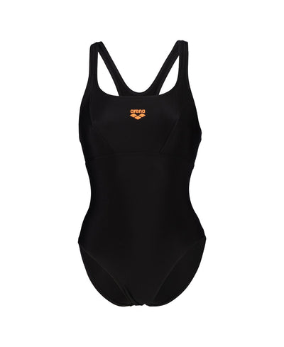 W Solid Swimsuit Control Pro Back B black