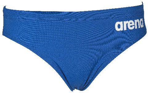 B Solid Brief Jr royal/white