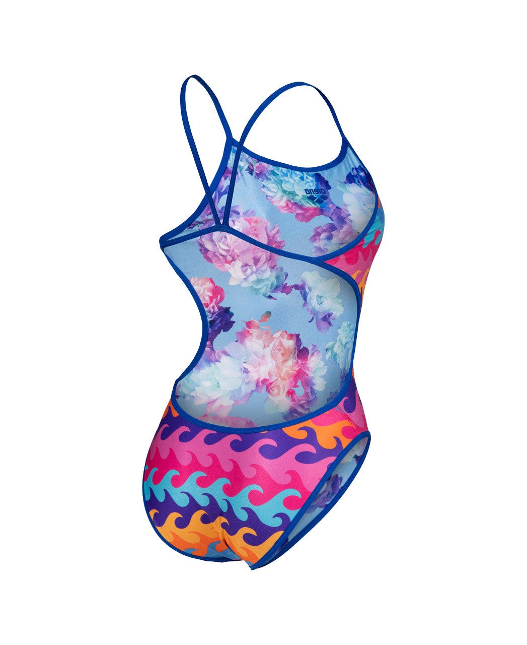 W Swimsuit Challenge Back Reversible Ao neonblue