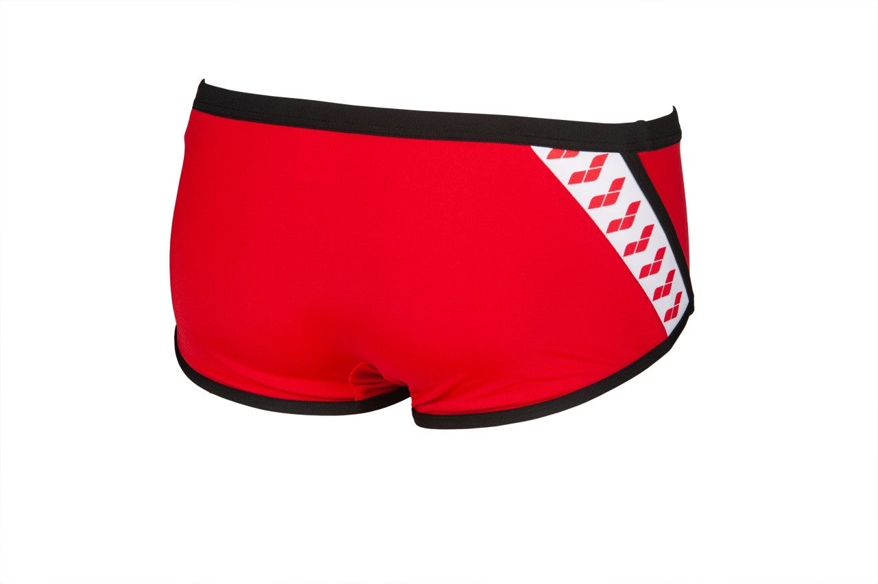 M Team Stripe Low Waist Short red-black