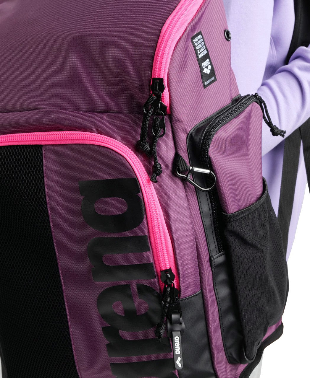 Spiky III Backpack 45 plum-neonpink