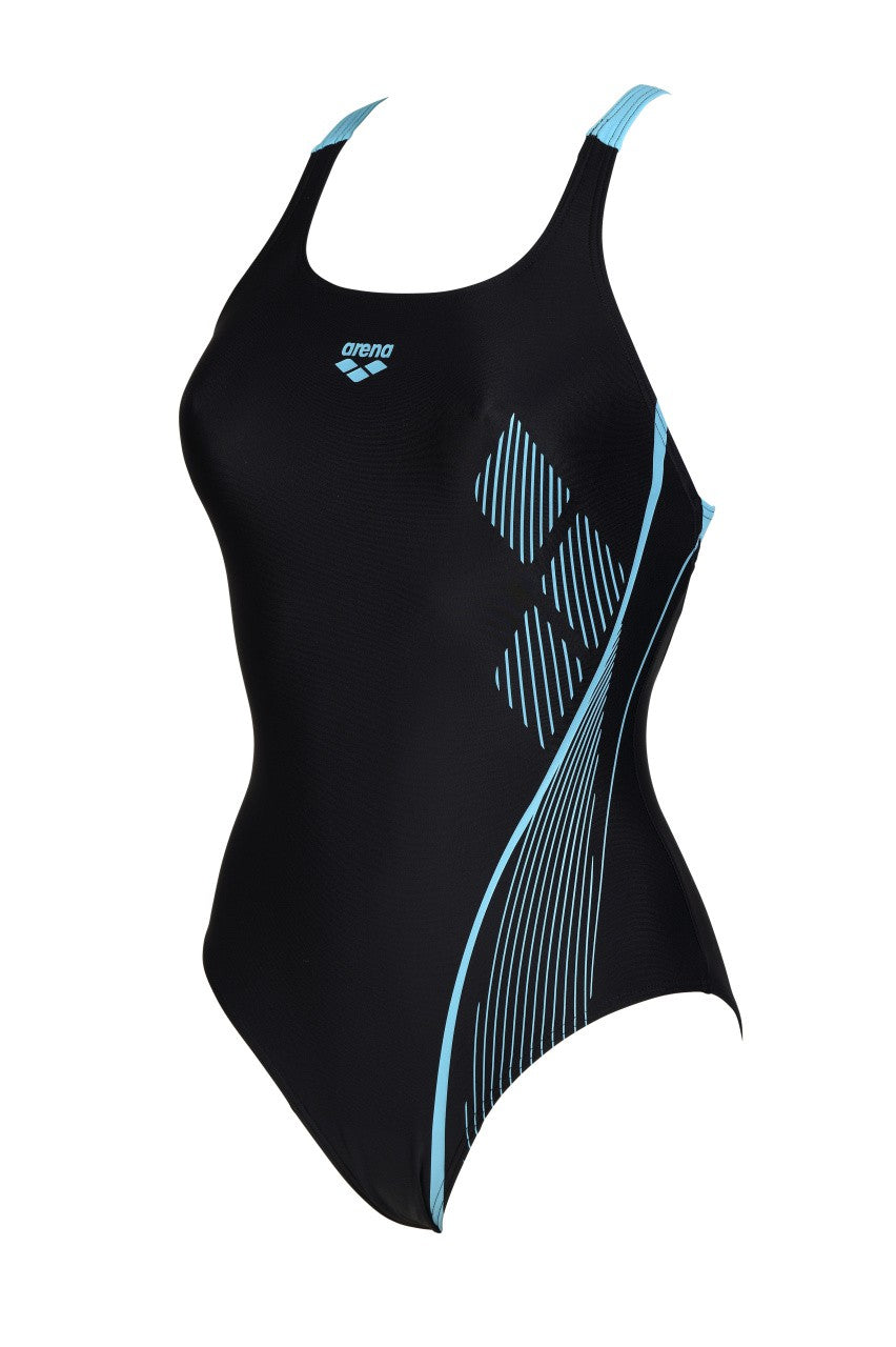 W Swimsuit Swim Pro Back Graphic black-martinica