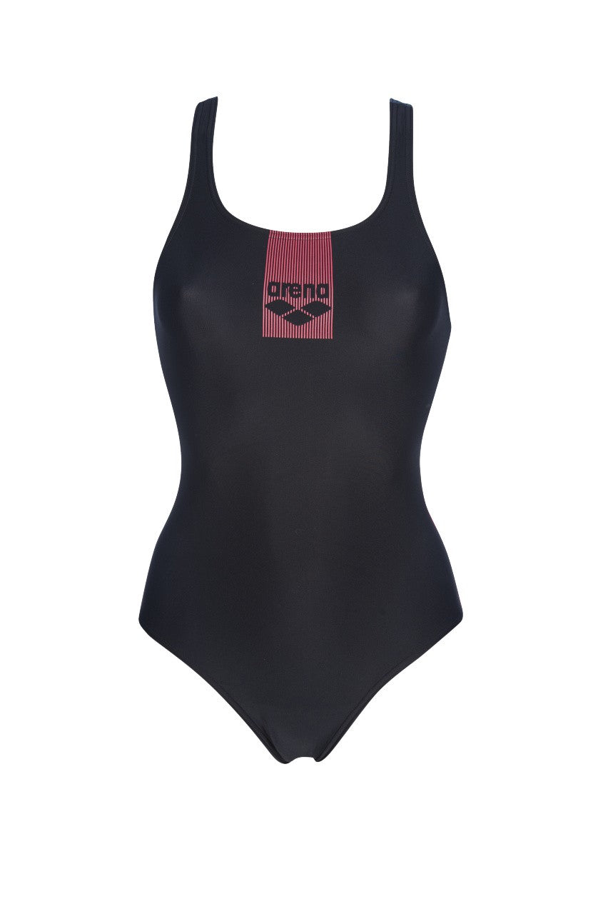 W Basics Swim Pro Back One Piece black-shark-red