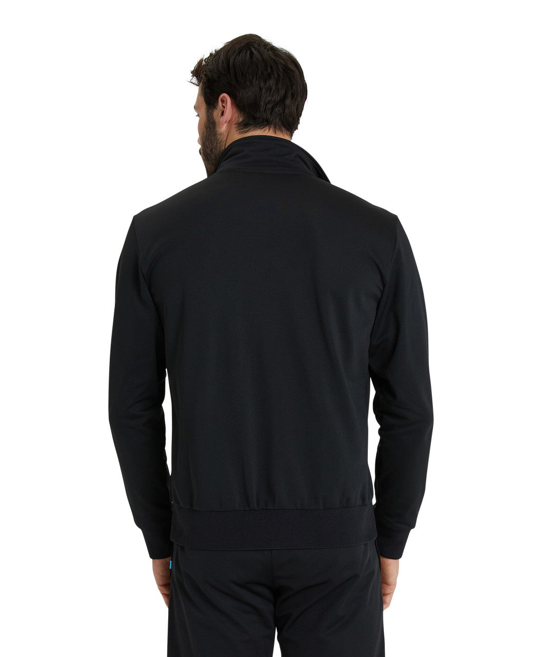 Team Jacket Panel Knitted Poly black