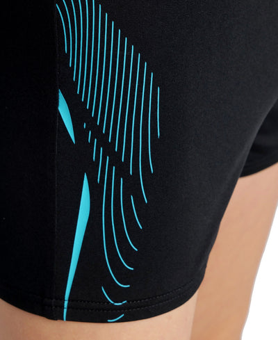 B Swim Short Graphic black-martinica