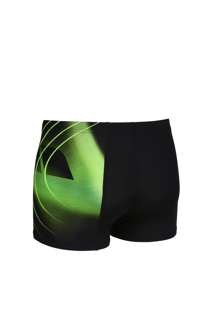 M Swim Short Placement black-green