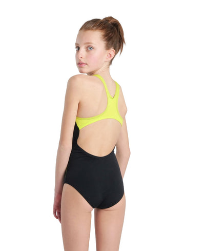 G Swimsuit Swim Pro Back Graphic black-softgreen