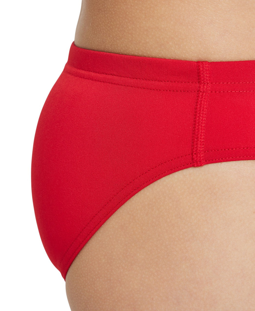 B Team Swim Briefs Solid red-white