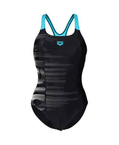 W Swimsuit Swim Pro Back Graphic B black-martinica