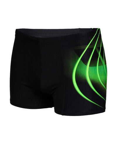 M Swim Short Placement black-green