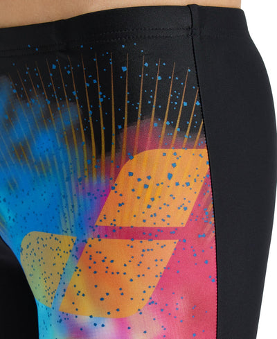 B Swim Jammer Placement black-multi