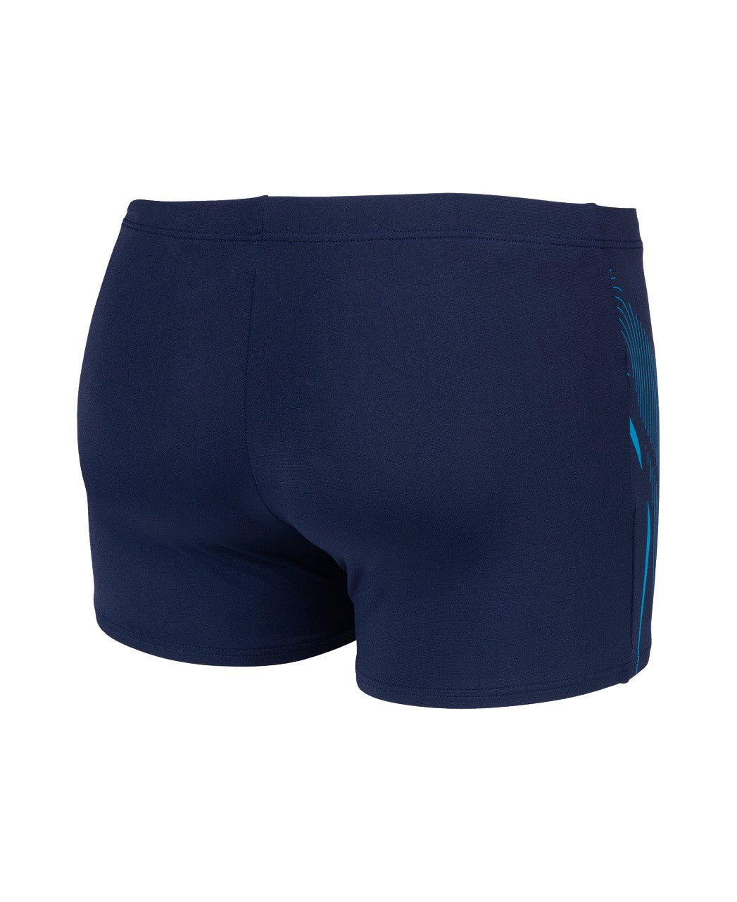 M Swim Short Graphic navy-turquoise