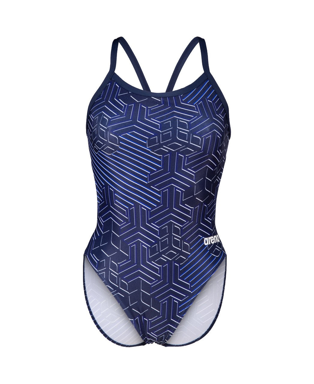 W Kikko Pro Swimsuit Challenge Back navy-navy multi