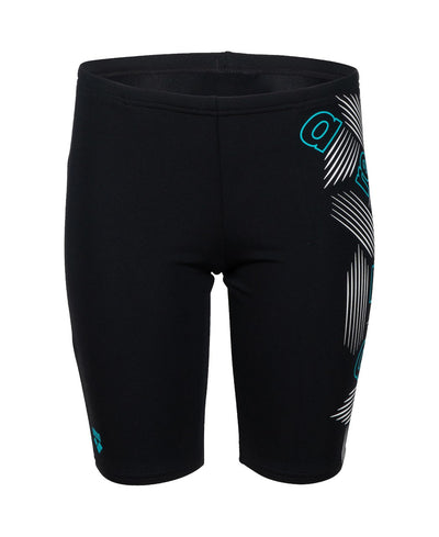 B Swim Jammer Graphic black