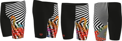 M Crazy Octopus Jammer black/white-multi