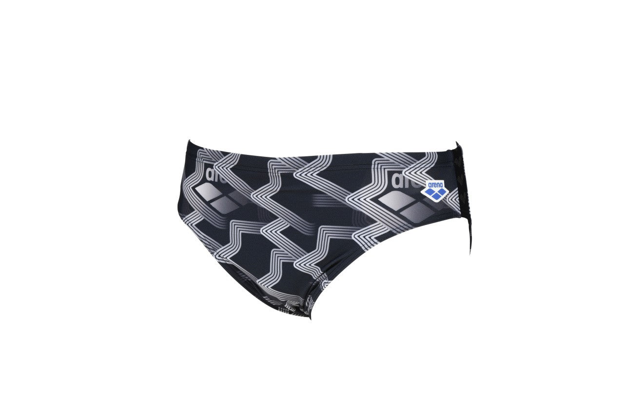 M Printed Iconic Brief black multi