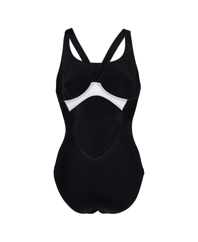 W Kikko Pro Swimsuit V Back Graphic black-white