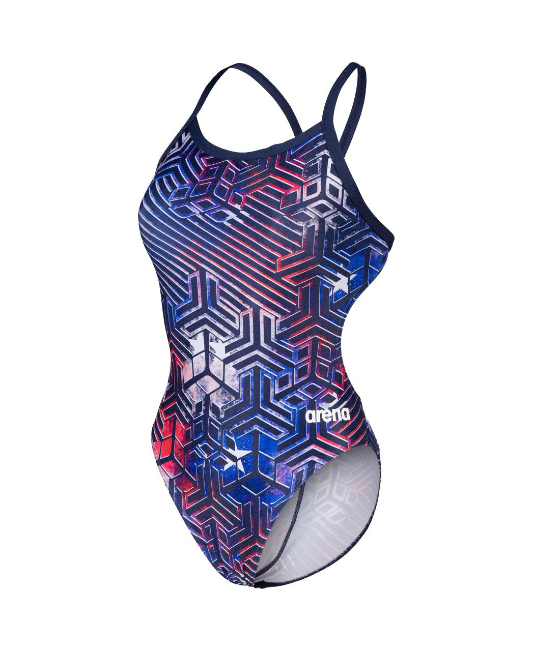 W Kikko Pro Swimsuit Challenge Back usflag