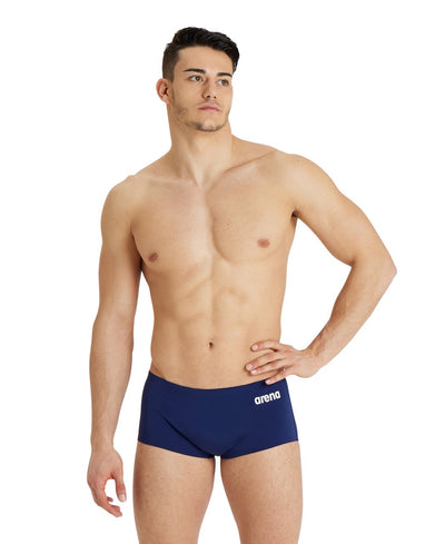 M Team Swim Low Waist Short Solid navy-white