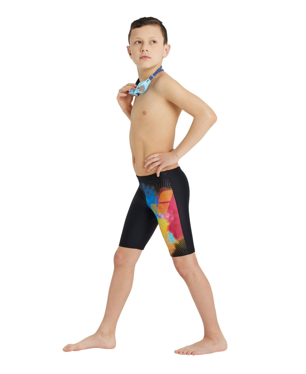 B Swim Jammer Placement black-multi