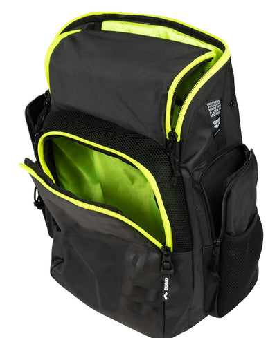 Spiky III Backpack 35 darksmoke-neonyellow