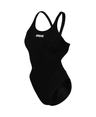 W Team Swimsuit Swim Tech Solid black-white