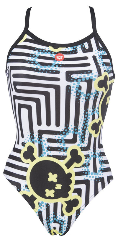 W Crazy Labyrinth Light Drop Back One P black-multi