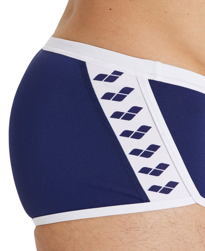 M Icons Swim Low Waist Short Solid navy-white