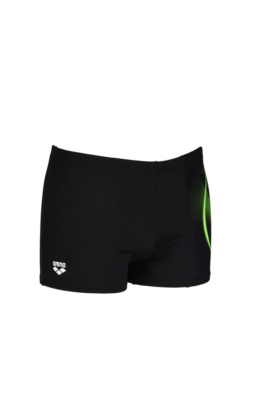 M Swim Short Placement black-green