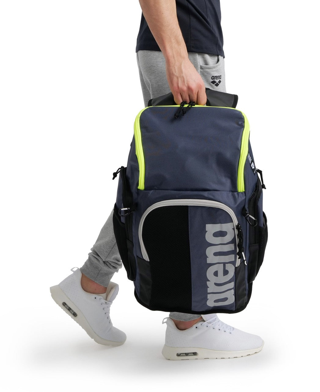 Spiky III Backpack 45 navy-neonyellow