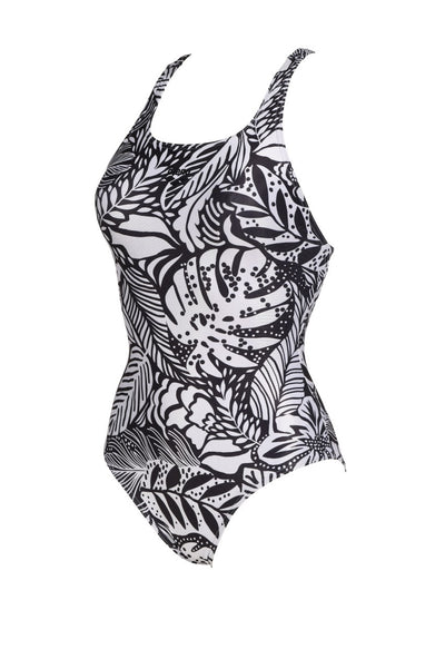 W Swimsuit Swim Pro Back Allover black-multi