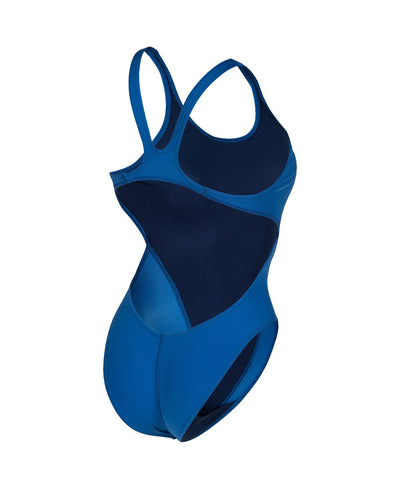 W Team Swimsuit Swim Tech Solid royal-white